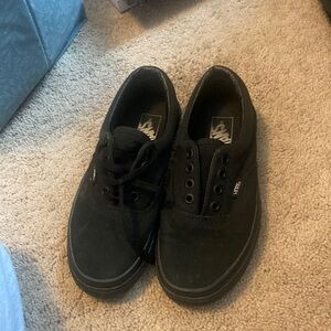 Womens all black vans